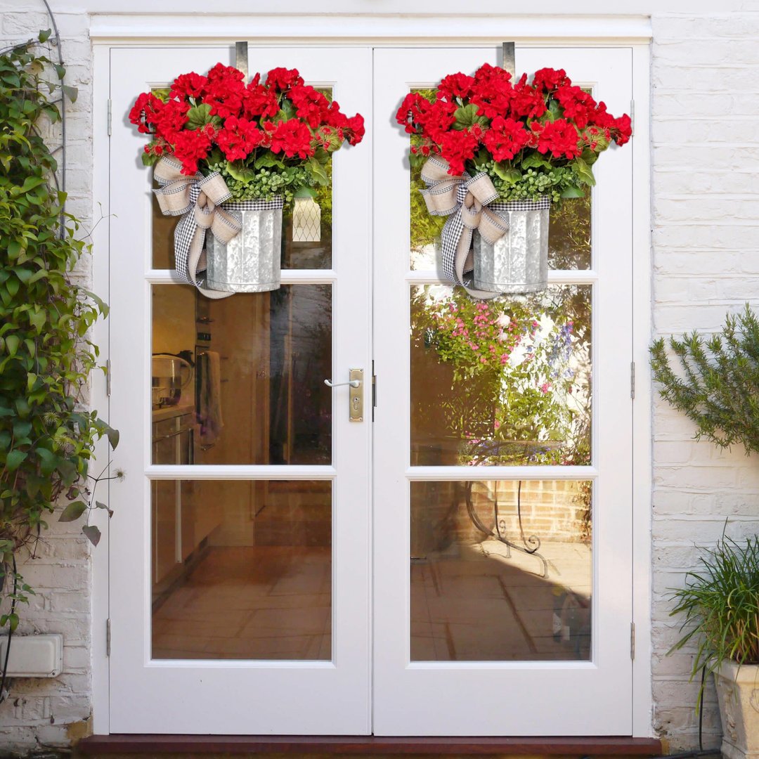 Geraniums basket Wreaths