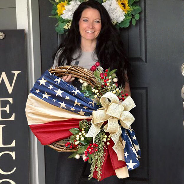 Patriotic Wreath, Americana Wreath