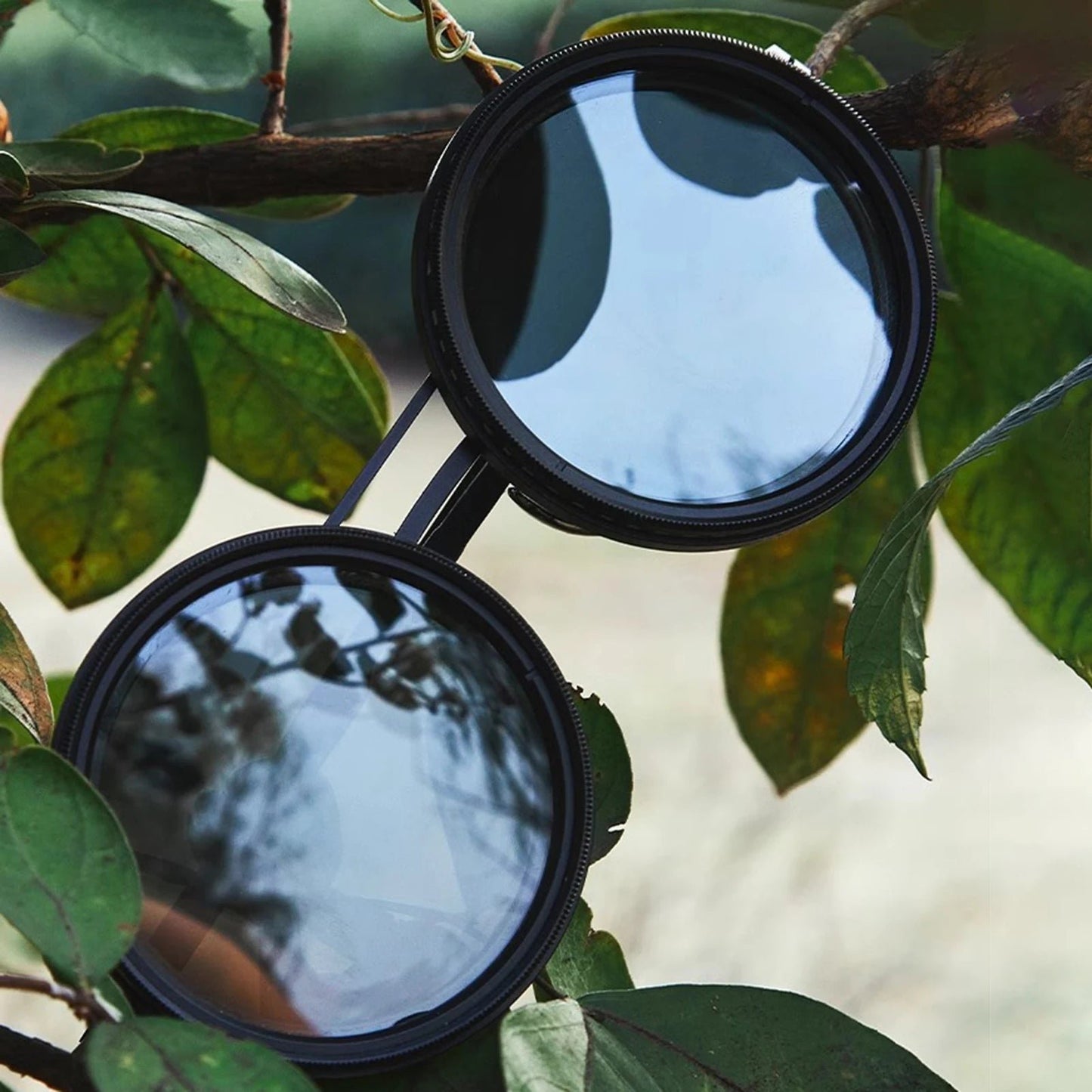 🔥Last Day 49% OFF - 2025 New ND Filter 1-9 Gears Adjustable Tint Uv400 RoundSunglasses