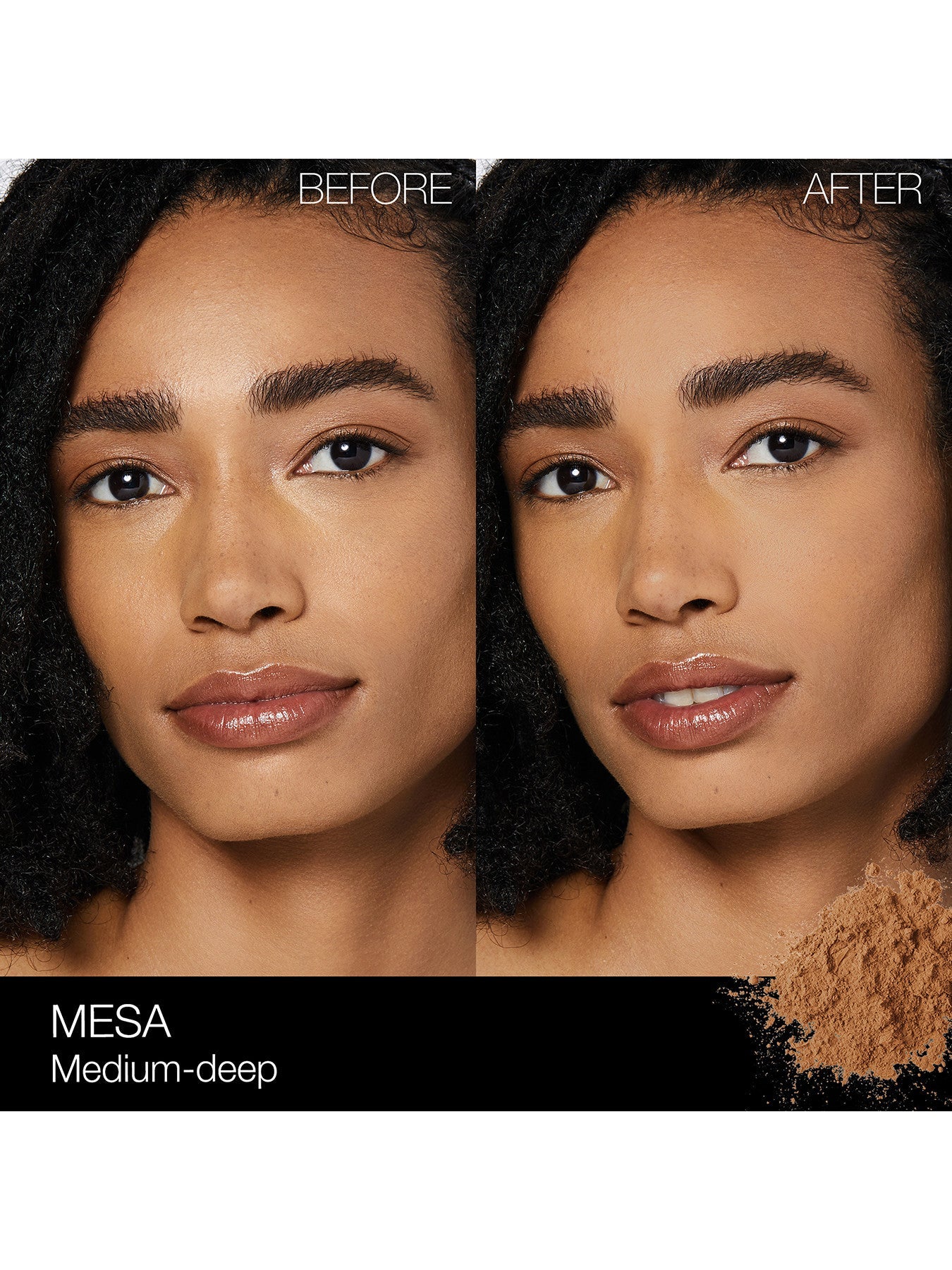 Light Reflecting Setting Powder Pressed