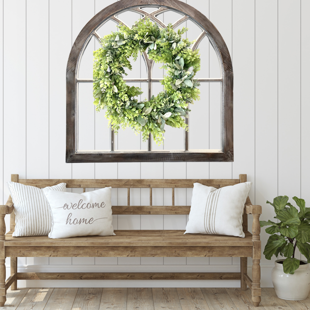 Farmhouse Eucalyptus Greenery Wreath