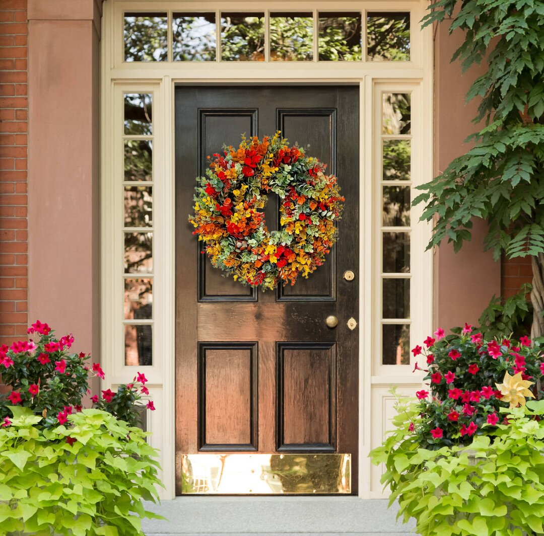 Autumn Eucalyptus Farmhouse Wreath