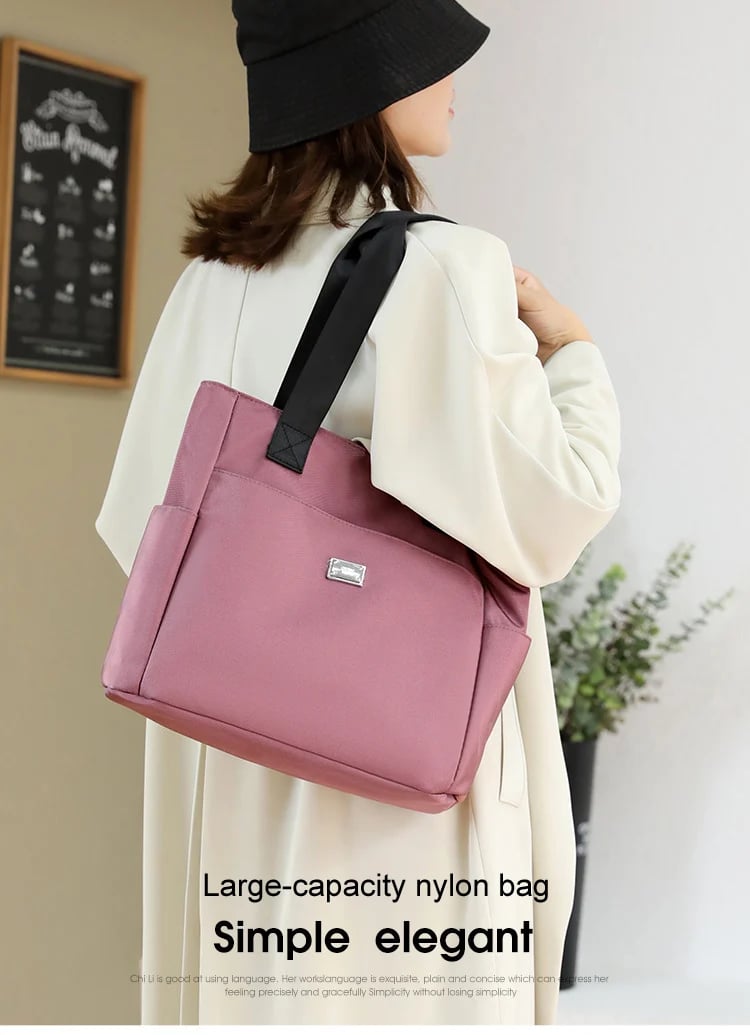 🔥Large Capacity Water Repellent Multi Pocket Shoulder Bag👜
