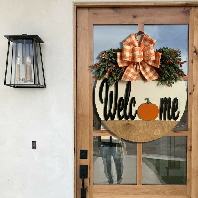 New Fall Door Hanger-Autumn Nature Decoration