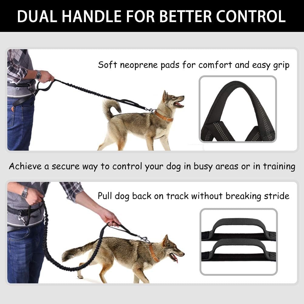 🔥Mother's Day Sale -Hands Free Dog Leash with Zipper Pouch