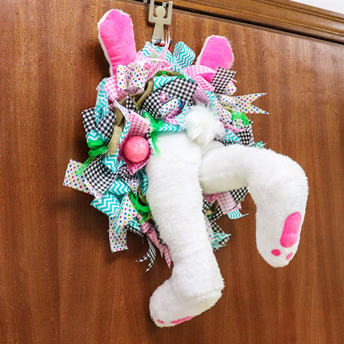 Easter bunny wreath ๐ฐ๐ See how the rabbit broke into your home!