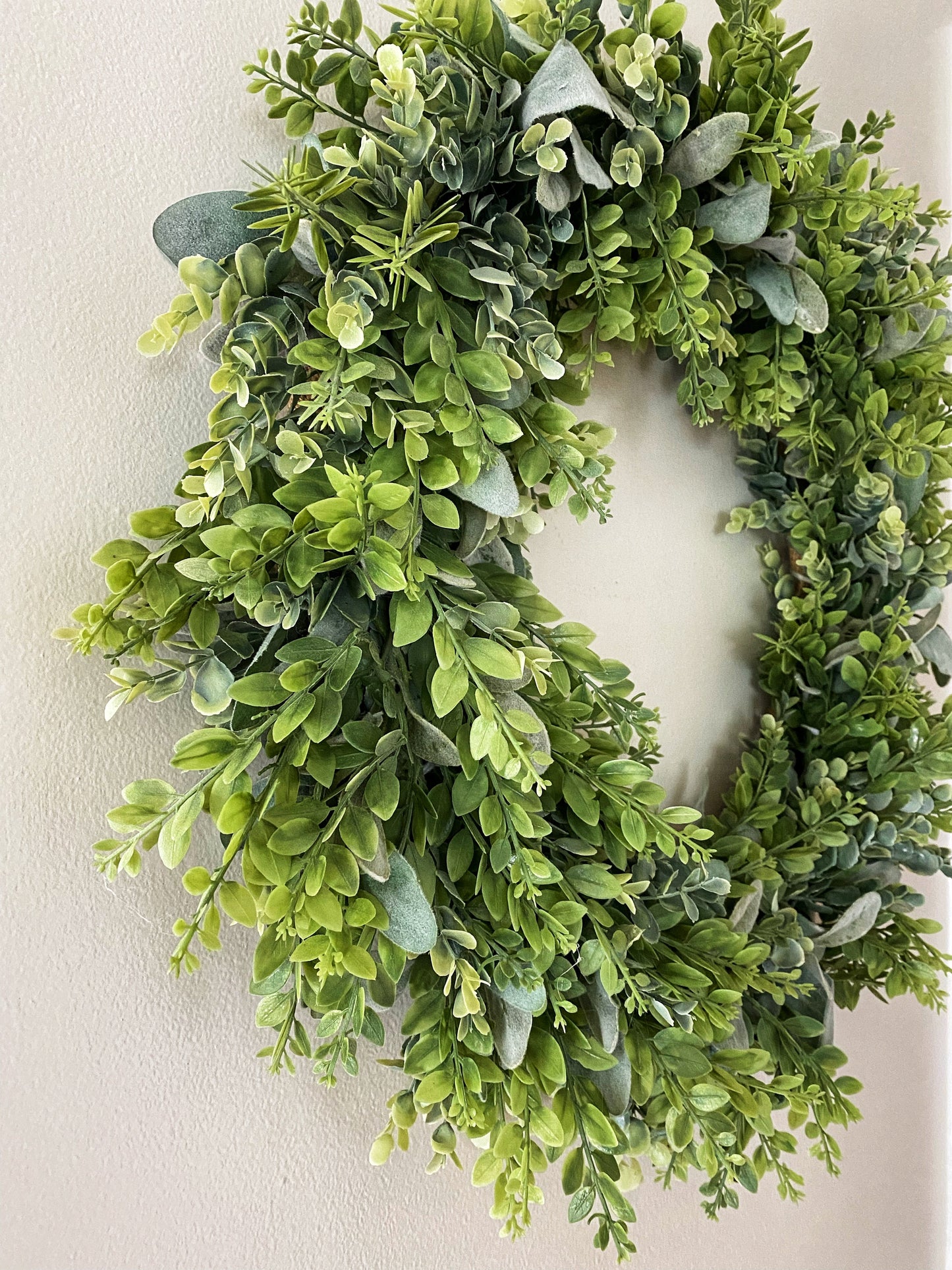 Farmhouse Eucalyptus Greenery Wreath