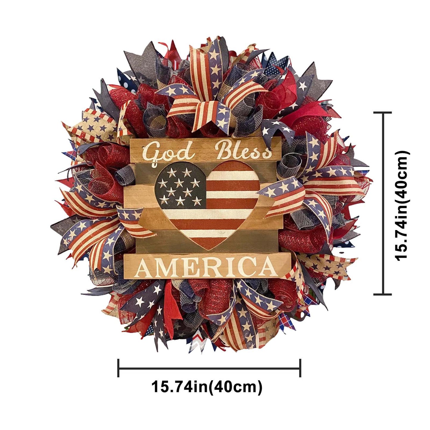 New Arrival-American Flag Wreath