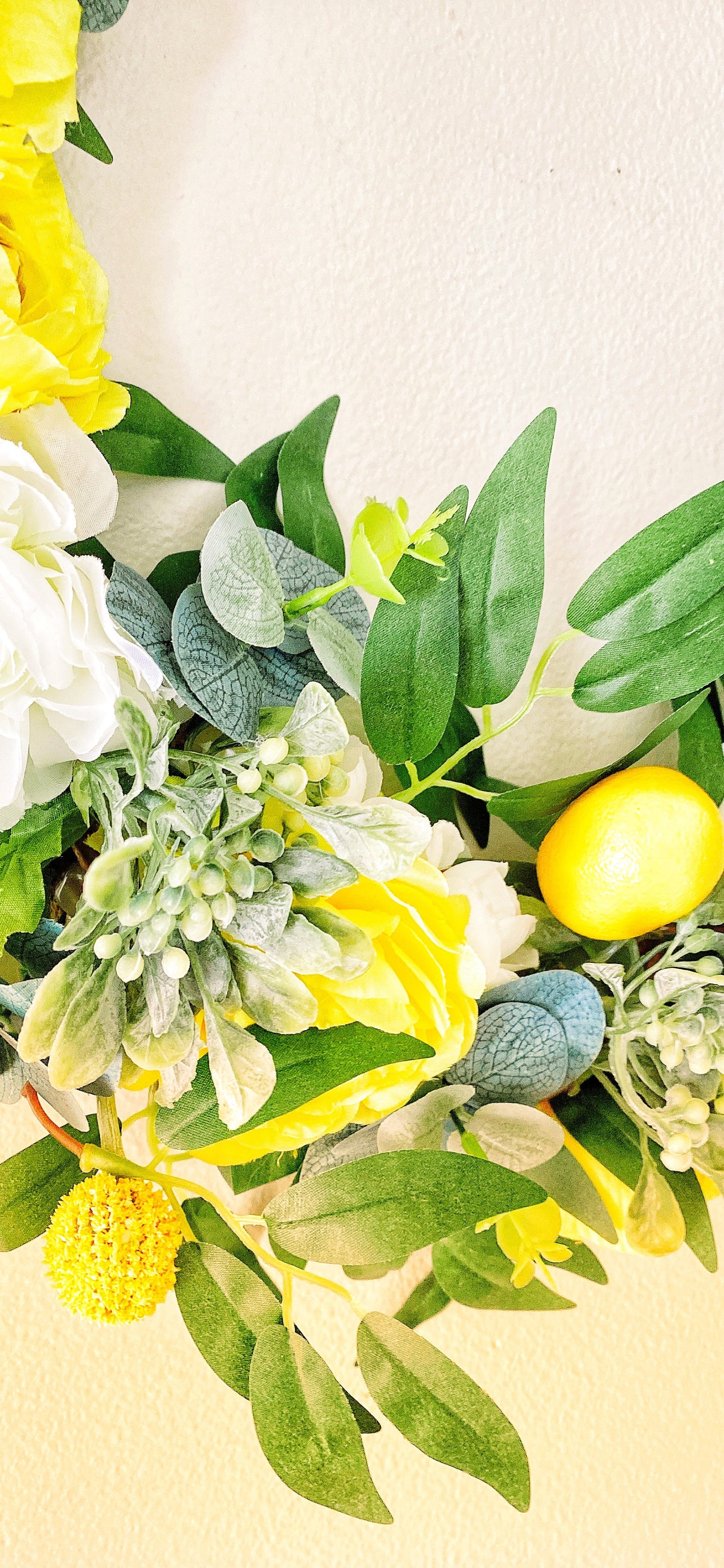Lemon Poppy Spring & Summer Wreath