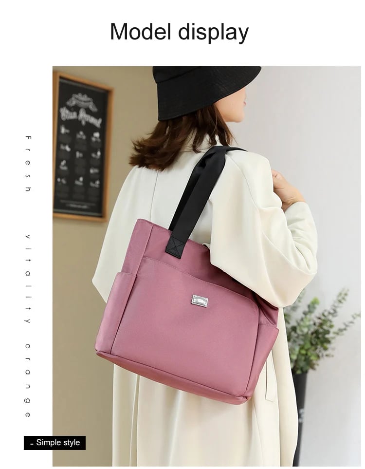 🔥Large Capacity Water Repellent Multi Pocket Shoulder Bag👜