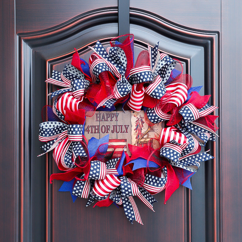 Early Bird SpecialPatriotic Independence Day Wreath,4TH OF JULY