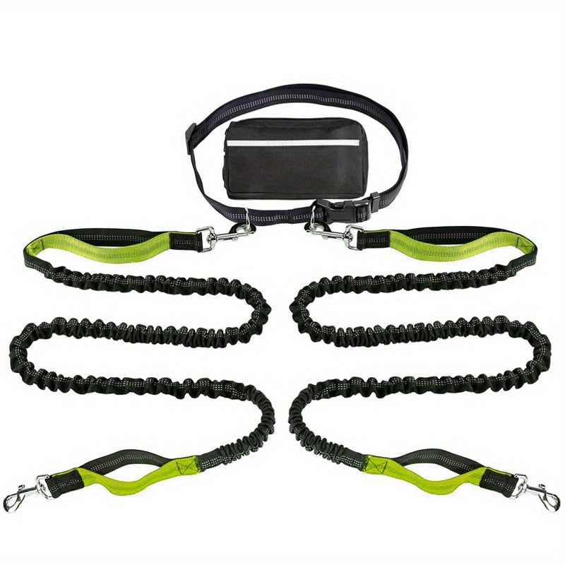 🔥Mother's Day Sale -Hands Free Dog Leash with Zipper Pouch