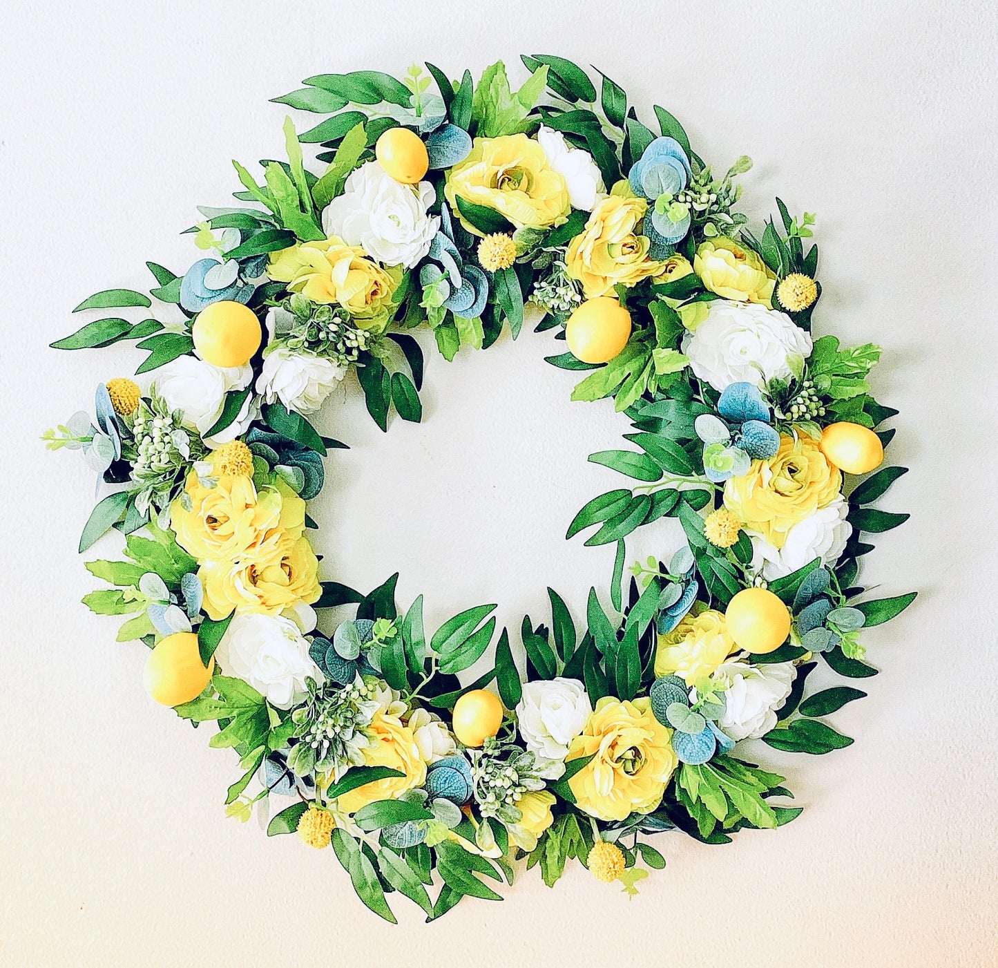 Lemon Poppy Spring & Summer Wreath
