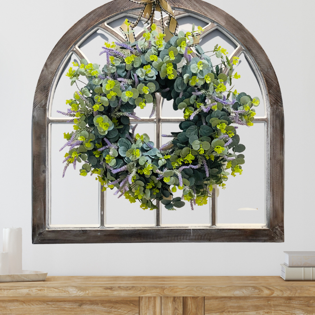 Eucalyptus Wreath with Lavender