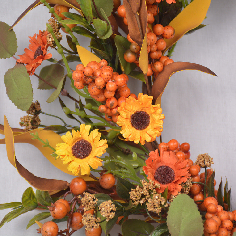 Fall Thanksgiving Harvest Wreath