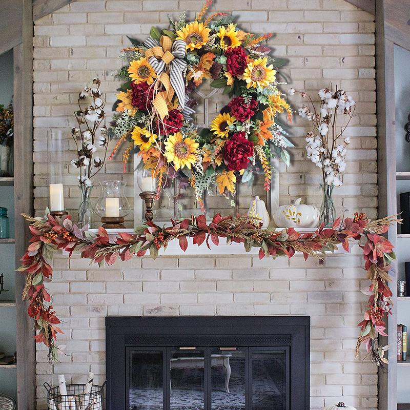 🌻Sunflower Wreath-Country French Wreath