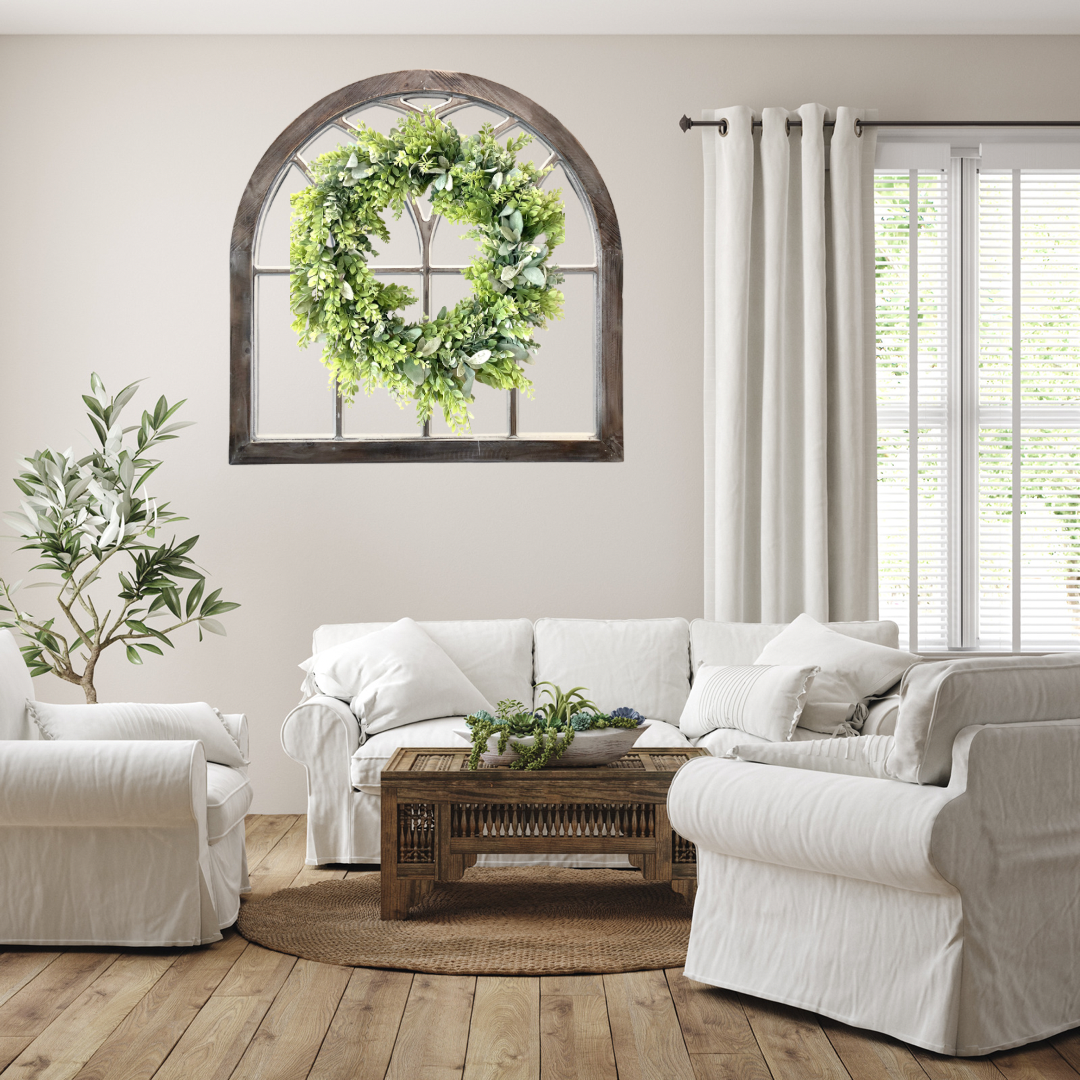 Farmhouse Eucalyptus Greenery Wreath