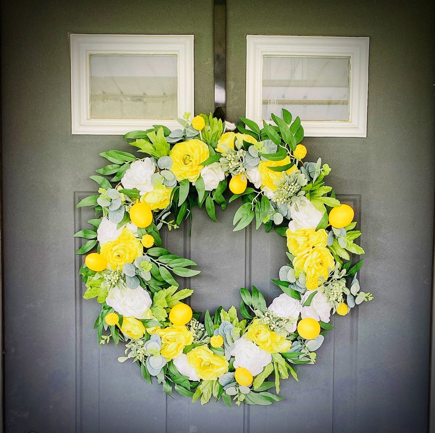 Lemon Poppy Spring & Summer Wreath
