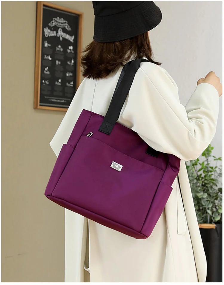 🔥Large Capacity Water Repellent Multi Pocket Shoulder Bag👜