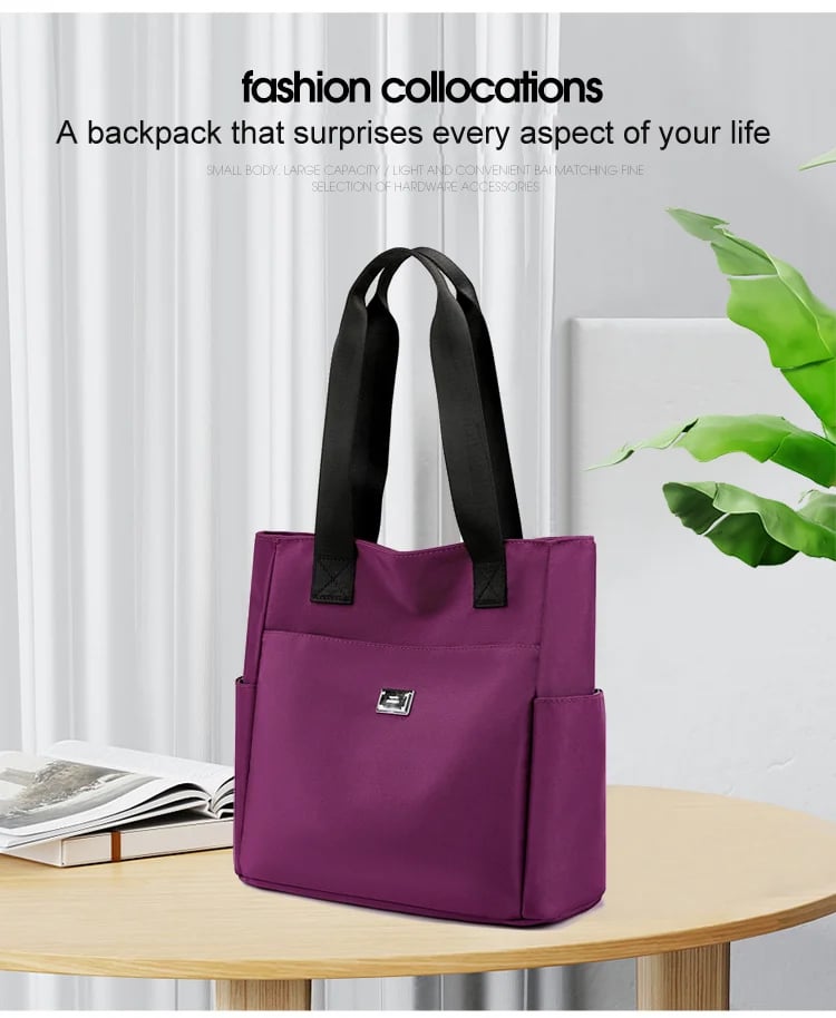 🔥Large Capacity Water Repellent Multi Pocket Shoulder Bag👜