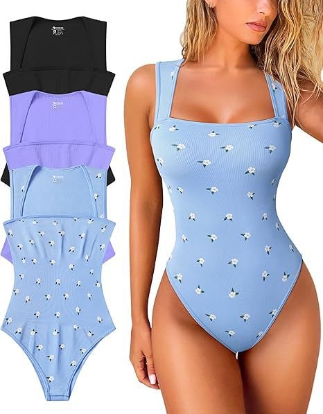 ⏰Last Day Promotion - Only $13.98✨Sleeveless Tummy Control Tank Tops Bodysuits