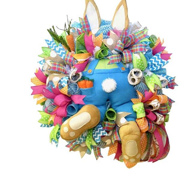 Easter bunny wreath ๐ฐ๐ See how the rabbit broke into your home!