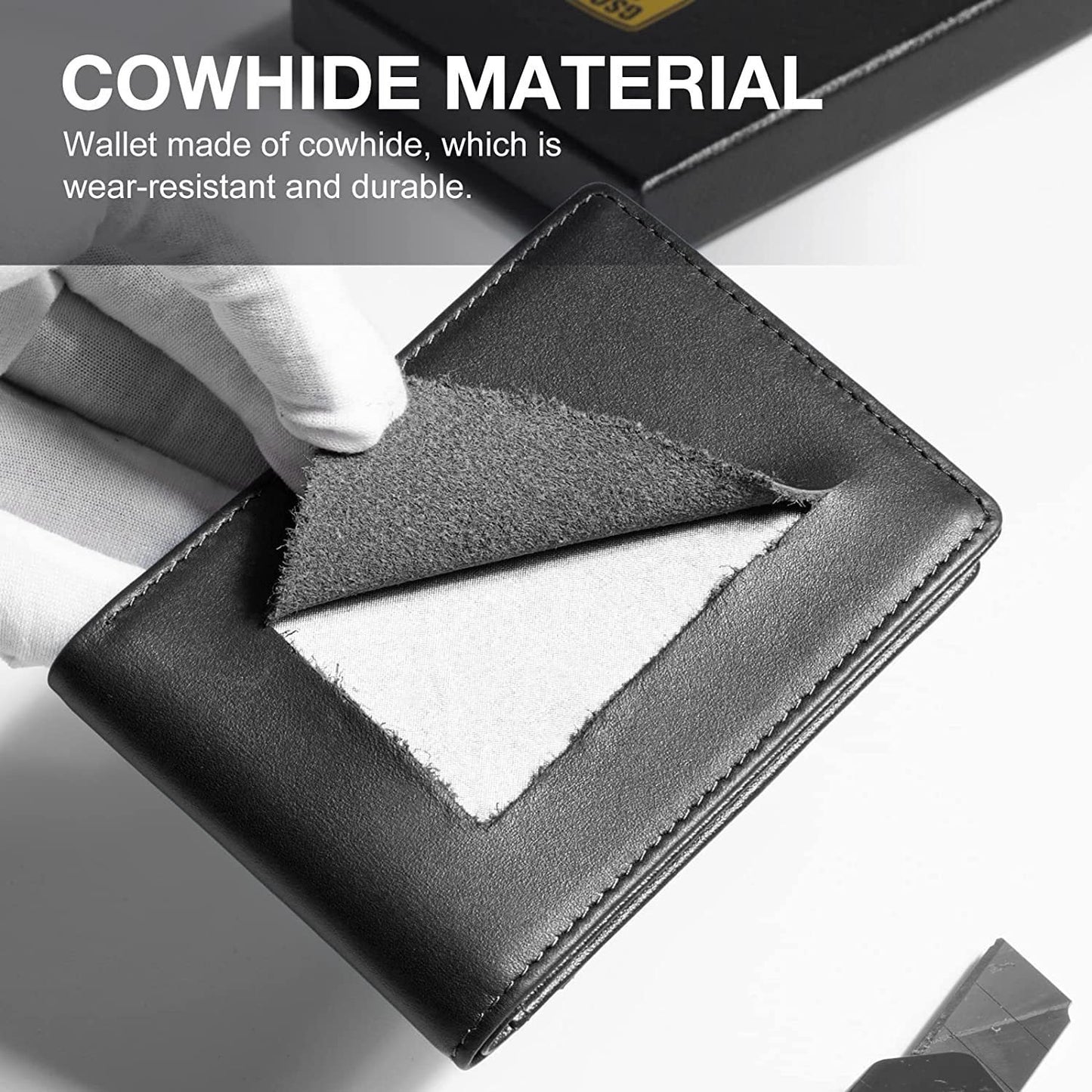 š„Mens Slim Wallet RFID Blockingš„