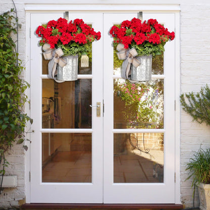 Geraniums basket Wreaths