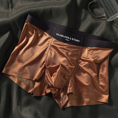 ✨Last Day Promotion 49% OFF -- 2025 LUXURY ICE SILK MEN'S BOXERS | ANTIBACTERIAL SILK LINING