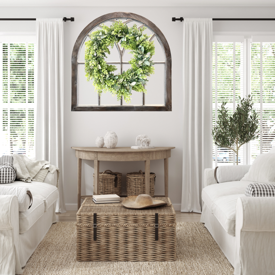 Farmhouse Eucalyptus Greenery Wreath