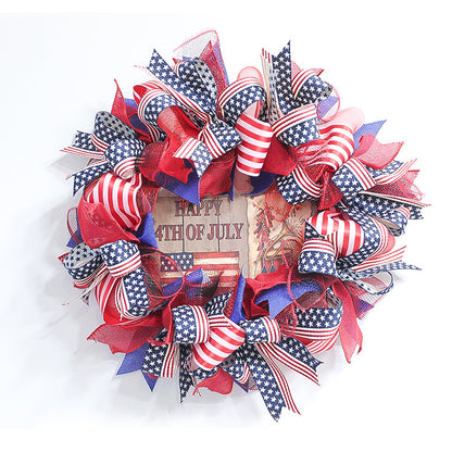 Early Bird SpecialPatriotic Independence Day Wreath,4TH OF JULY