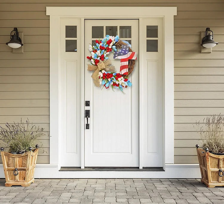 Patriotic Wreath-4th Of July Wreath