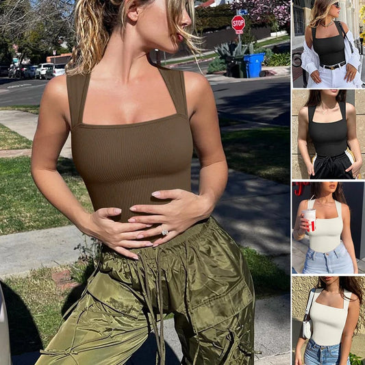 ⏰Last Day Promotion - Only $13.98✨Sleeveless Tummy Control Tank Tops Bodysuits