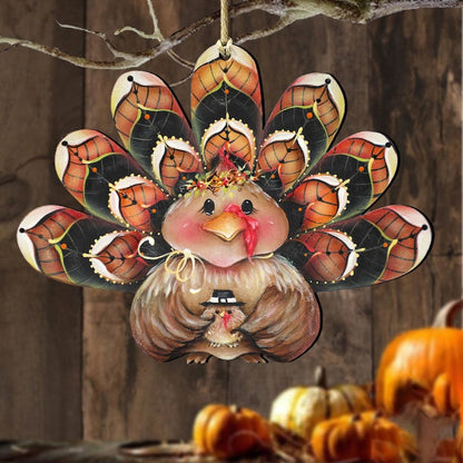 Turkey Wreath Door Hanger 🍂Thanksgiving  Decor