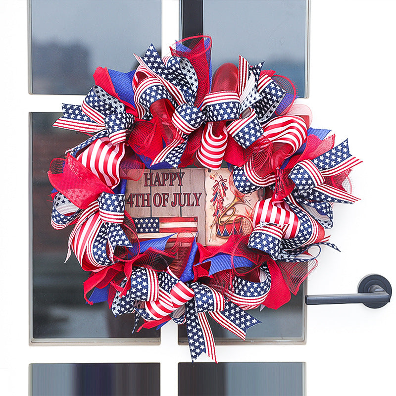 Early Bird SpecialPatriotic Independence Day Wreath,4TH OF JULY