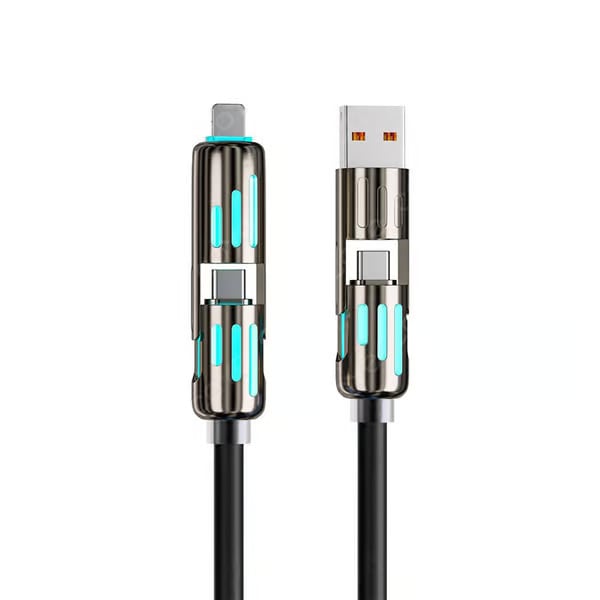 🔥FACTORY DIRECT SALE -60% OFF⏰ 4-in-1 USB Charging Cable fast charging MAX 240W