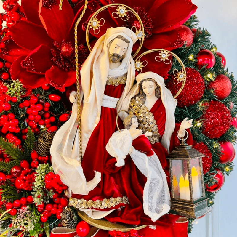 Sacred Christmas Wreath