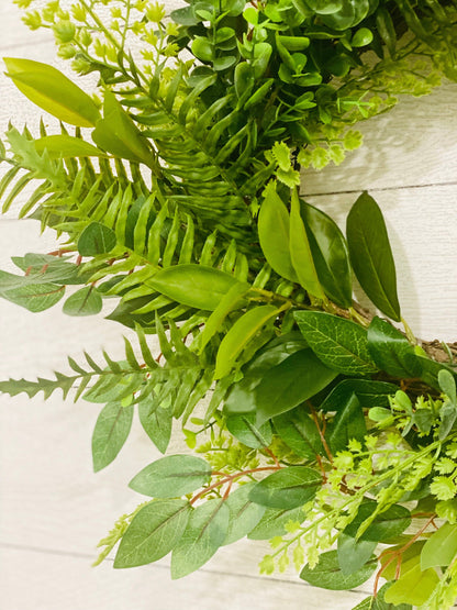 Bay Leaf and Fern Wreath