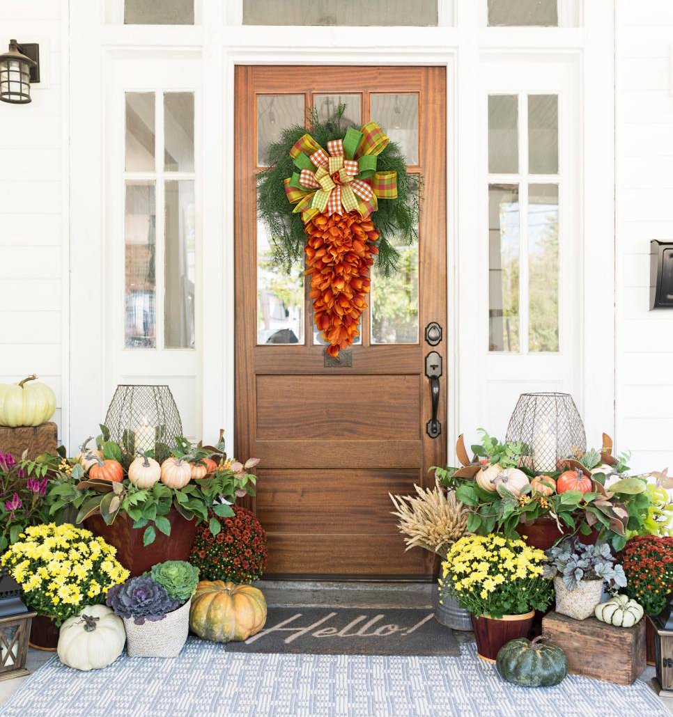 Carrot Door Wreath