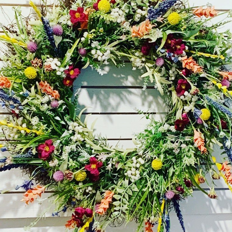 Texas Wildflower wreath BEST SELLER