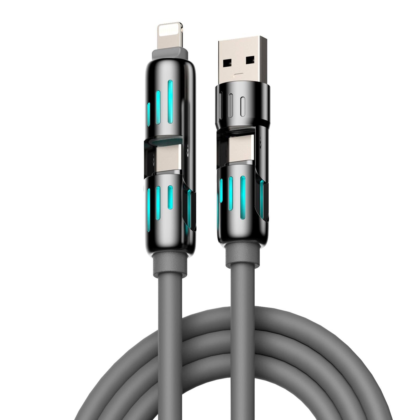 🔥FACTORY DIRECT SALE -60% OFF⏰ 4-in-1 USB Charging Cable fast charging MAX 240W