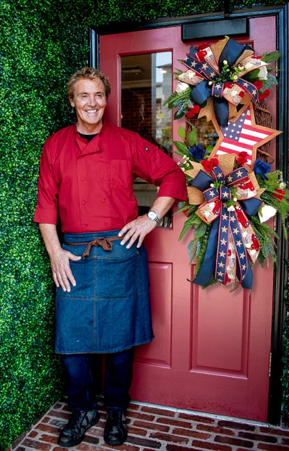 Star Patriotic Wreath-4th Of July Wreath