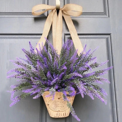 ✨🌸Lavender Basket Wreath🌸