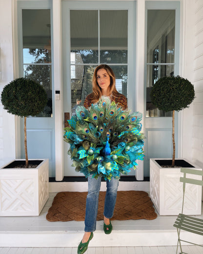 😍Wreaths to Wow Your Neighbors🦚Gorgeous Peacock Wreath