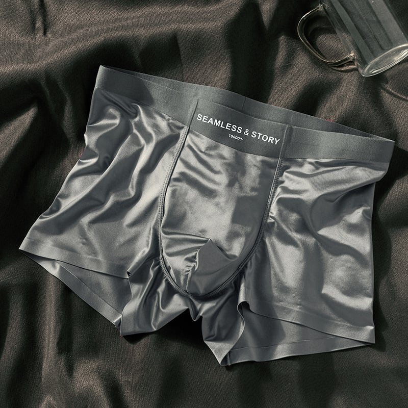 ✨Last Day Promotion 49% OFF -- 2025 LUXURY ICE SILK MEN'S BOXERS | ANTIBACTERIAL SILK LINING