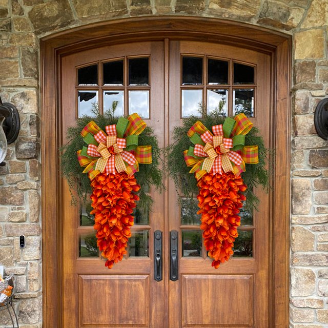 Carrot Door Wreath