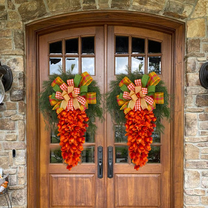 Carrot Door Wreath