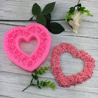 3D Chocolate Rose Wreath Cake Mold-Perfect Mother's Day Gift