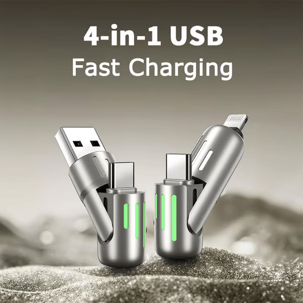 🔥FACTORY DIRECT SALE -60% OFF⏰ 4-in-1 USB Charging Cable fast charging MAX 240W