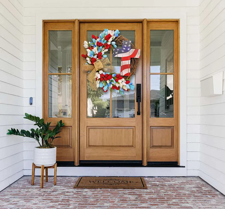 Patriotic Wreath-4th Of July Wreath
